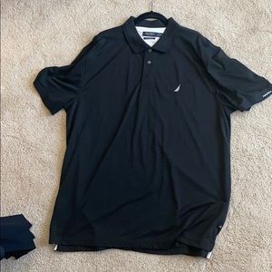 Nautica Men’s Black Dry Fit Polo XXL